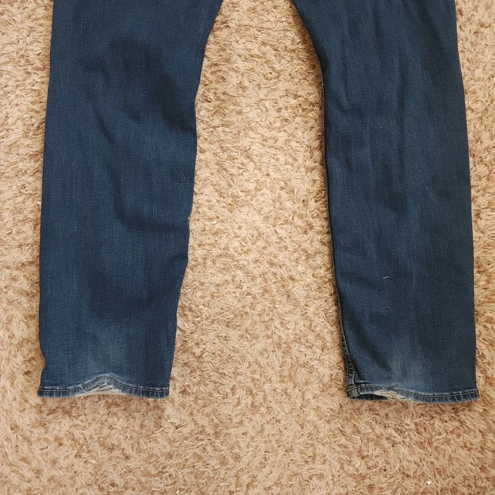 BKE Nolan Jeans Men 36x32 Blue Medium Wash Straight Leg Stretch Coolmax Denim